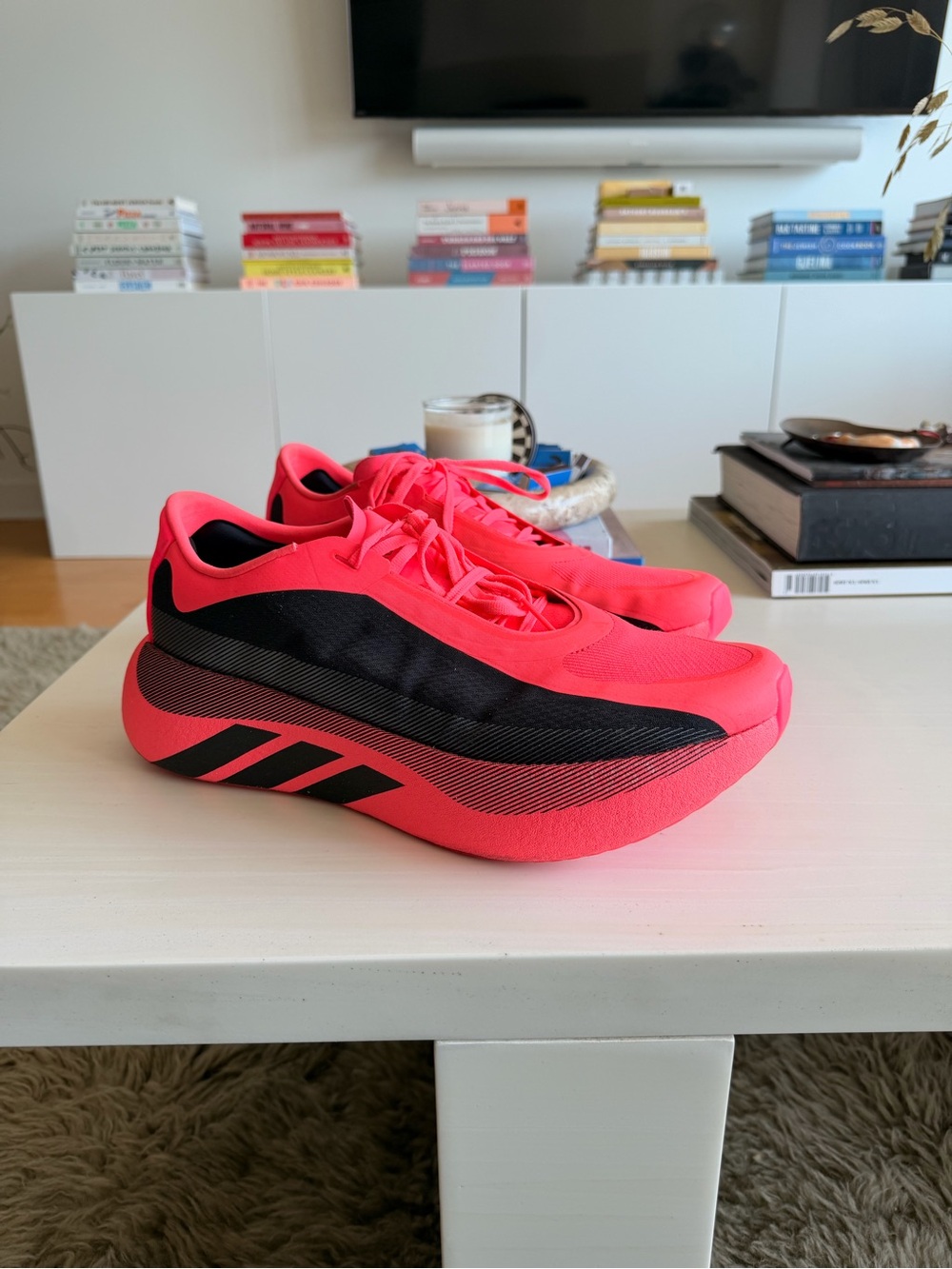 Adidas Hyperboost Edge Solar Turbo Mens 13 Running Shoes